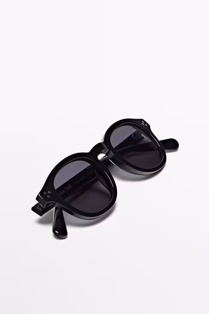 عینک آفتابی مشکی مردانه گرد اورجینال Massimo Dutti