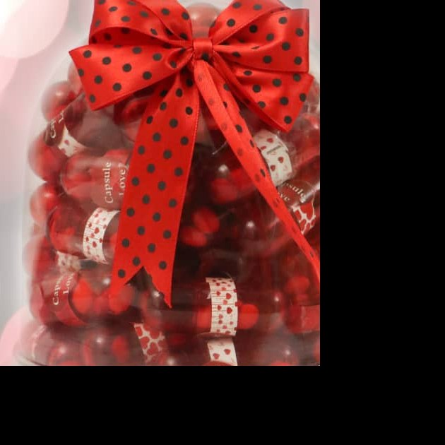 گیفت مناسب هدیه مدل کپسول عشق کوچک 55 عددی