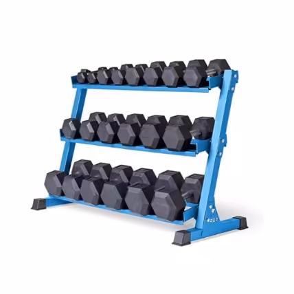 رک دمبل 3 طبقه باشگاهی کیاورزش کد KV2481