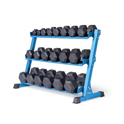 رک دمبل 3 طبقه باشگاهی کیاورزش کد KV2481