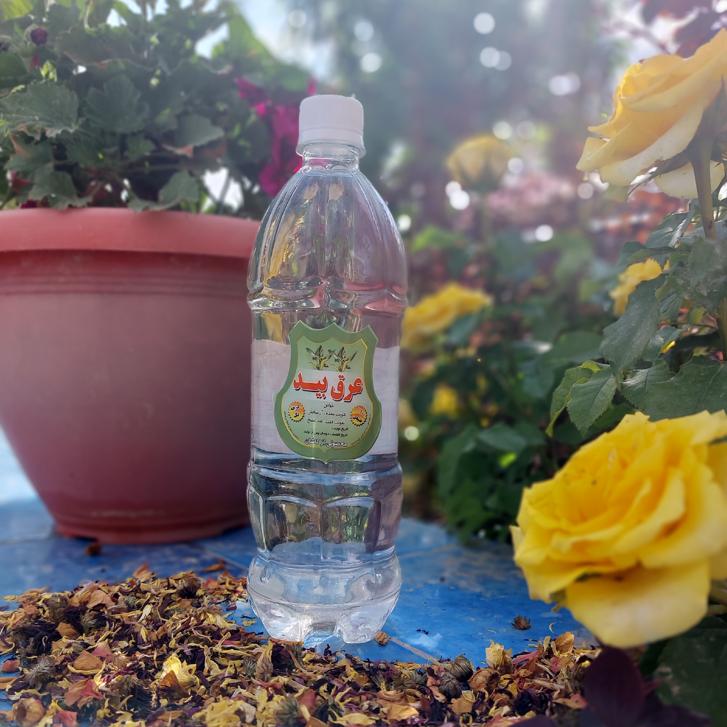 عرق بید خالص و طبیعی (یک لیتری)