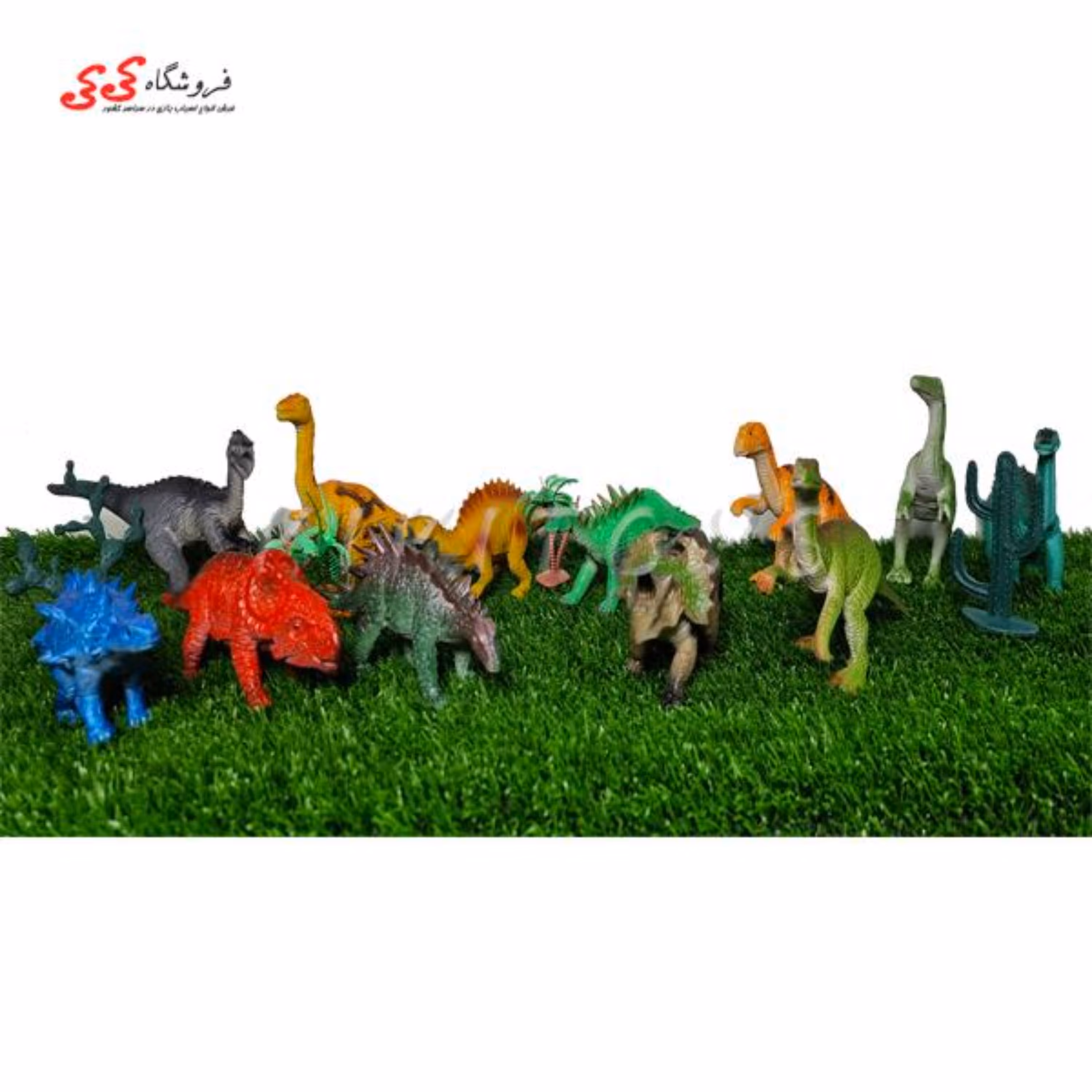اسباب بازی فیگور دایناسور ژوراسیک ست 12 عددی DINOSAUR WORLD PLAYS SET 291