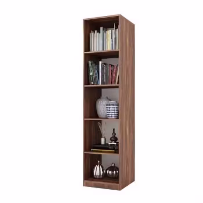 کتابخانه خانگی ساده تمام MDF قابل سفارش در رنگبندی دلخواه
