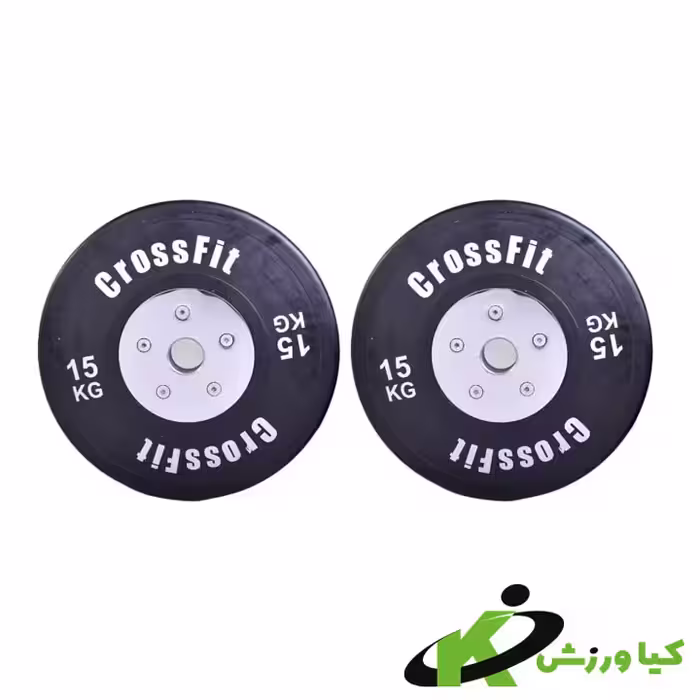 خرید صفحه هالتر مشکی کراسفیت وزن 15 کیلوگرم