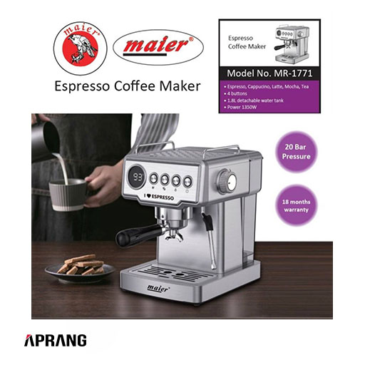 اسپرسوساز مایر مدل MR-1771 - استیل