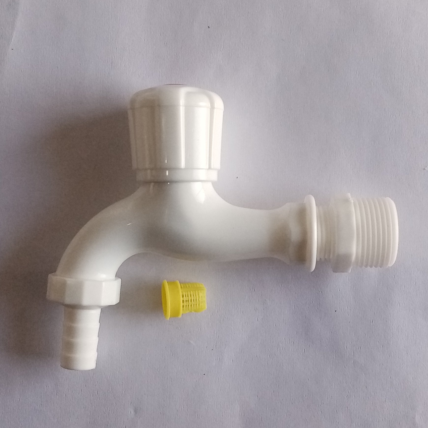 شیر پلاستیکی دوکاره به همراه صافی