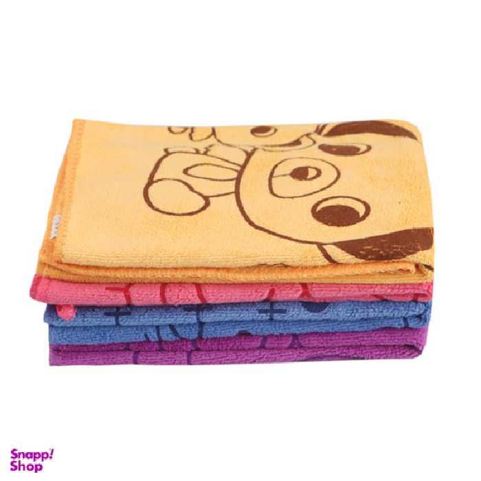 دستمال آشپزخانه طرح خرگوش کد DS50 مجموعه 4 عددی