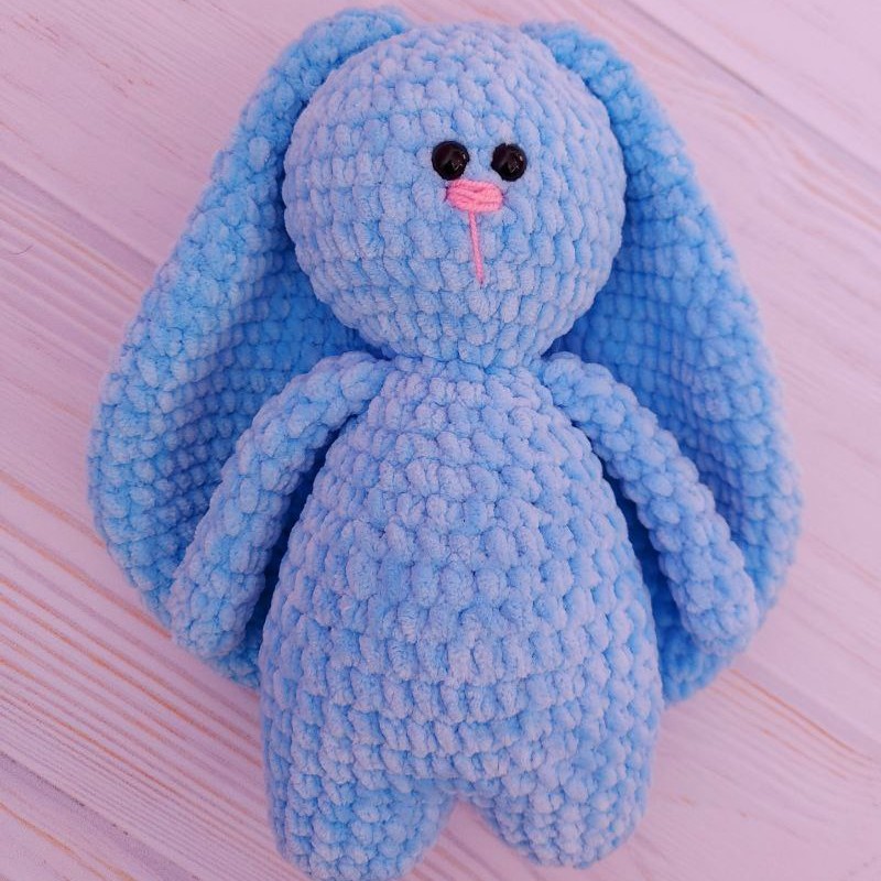 عروسک بافتنی خرگوش گوش دراز