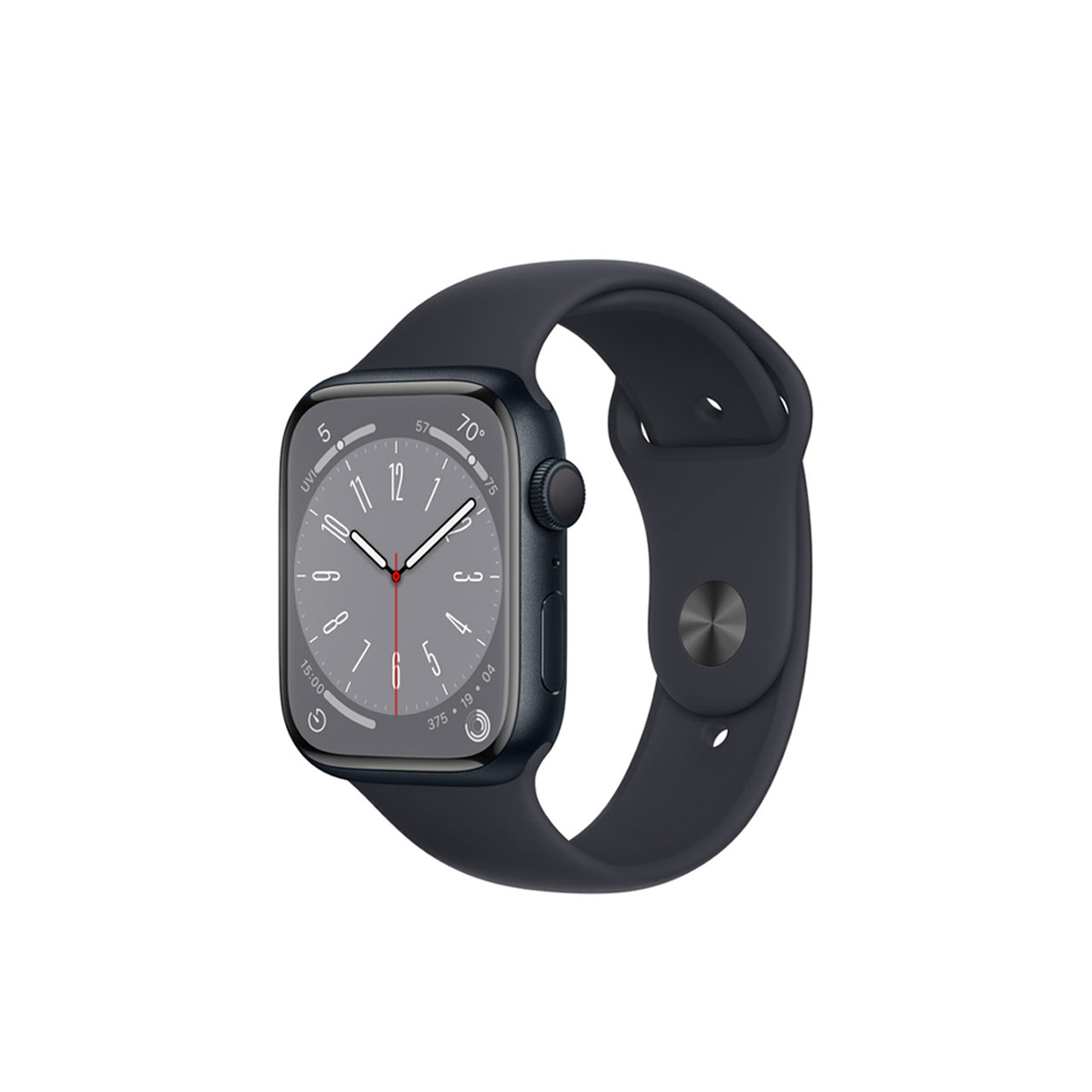 ساعت هوشمند اپل واچ سری 8 مدل Midnight Aluminum Case Midnight Sport Band-41MM