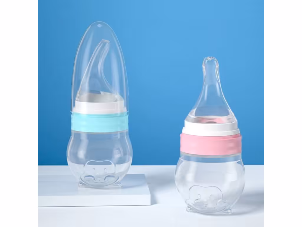 سرلاک خوری تمام سیلیکونی پایه دار حجم 70 میلی لیتر