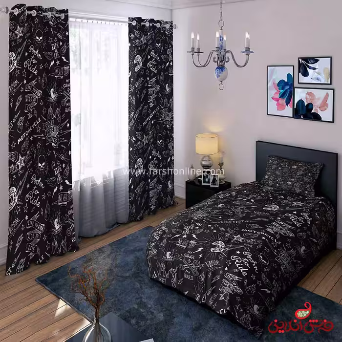 روتختی طرح نوشته انگلیسی کد 15597