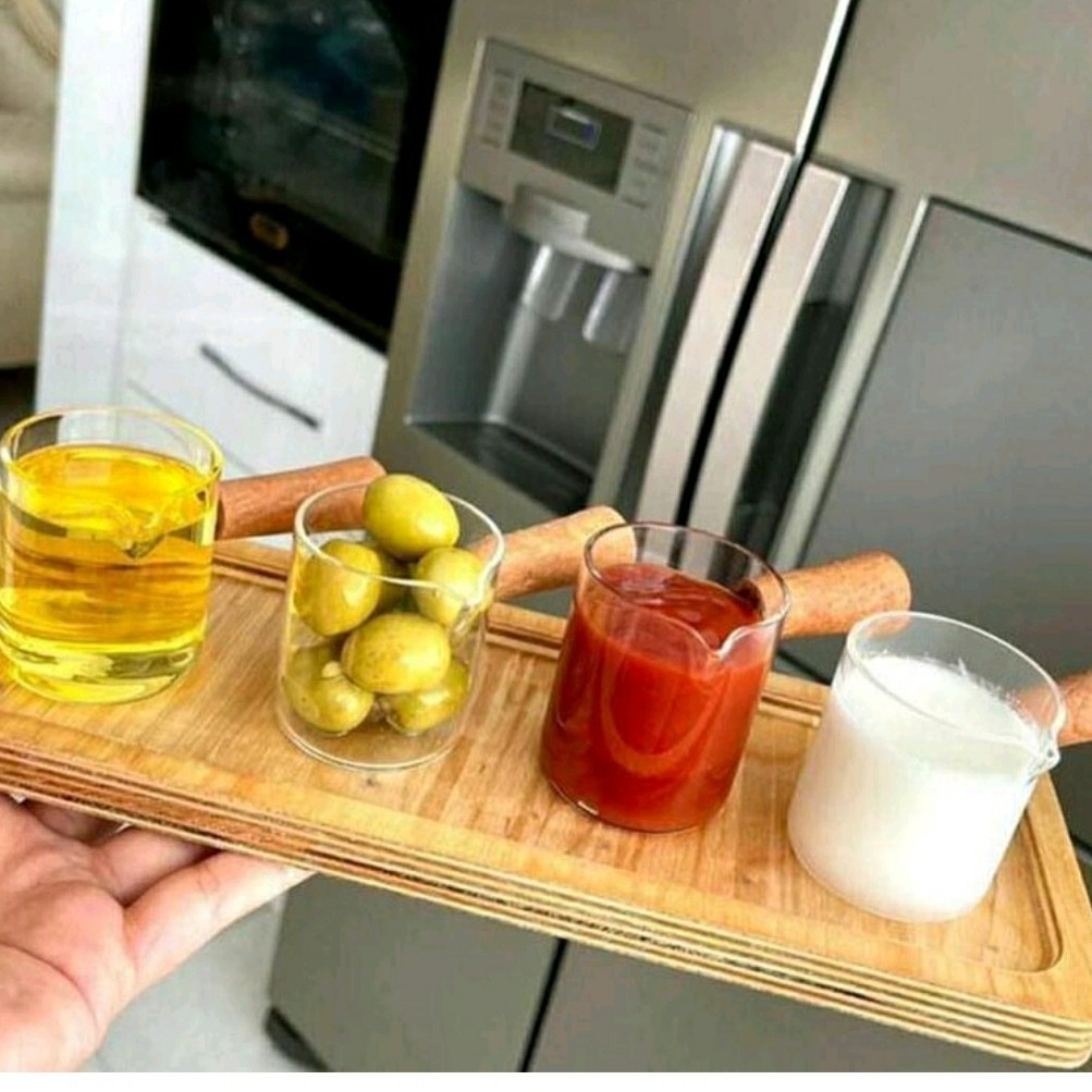 سس خوری دسته چوبی پیرکس