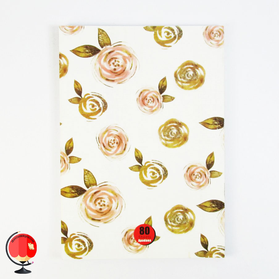 دفتر مشق 80 برگ طرح گل آپادانا