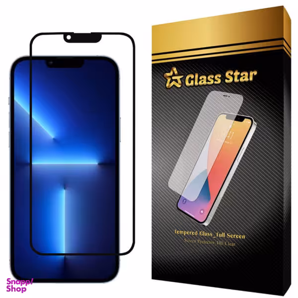 محافظ صفحه نمایش گلس استار مدل FUL مناسب برای گوشی موبایل اپل iPhone 13 Pro Max