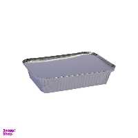 ظرف یکبار مصرف مدل نیم پرس بسته 30 عددی رنگ نقره ای