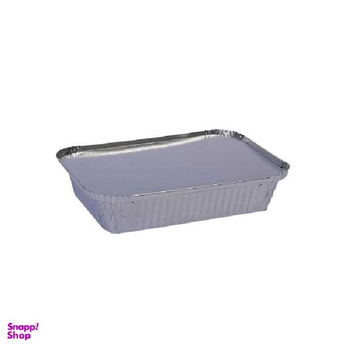 ظرف یکبار مصرف مدل نیم پرس بسته 30 عددی رنگ نقره ای