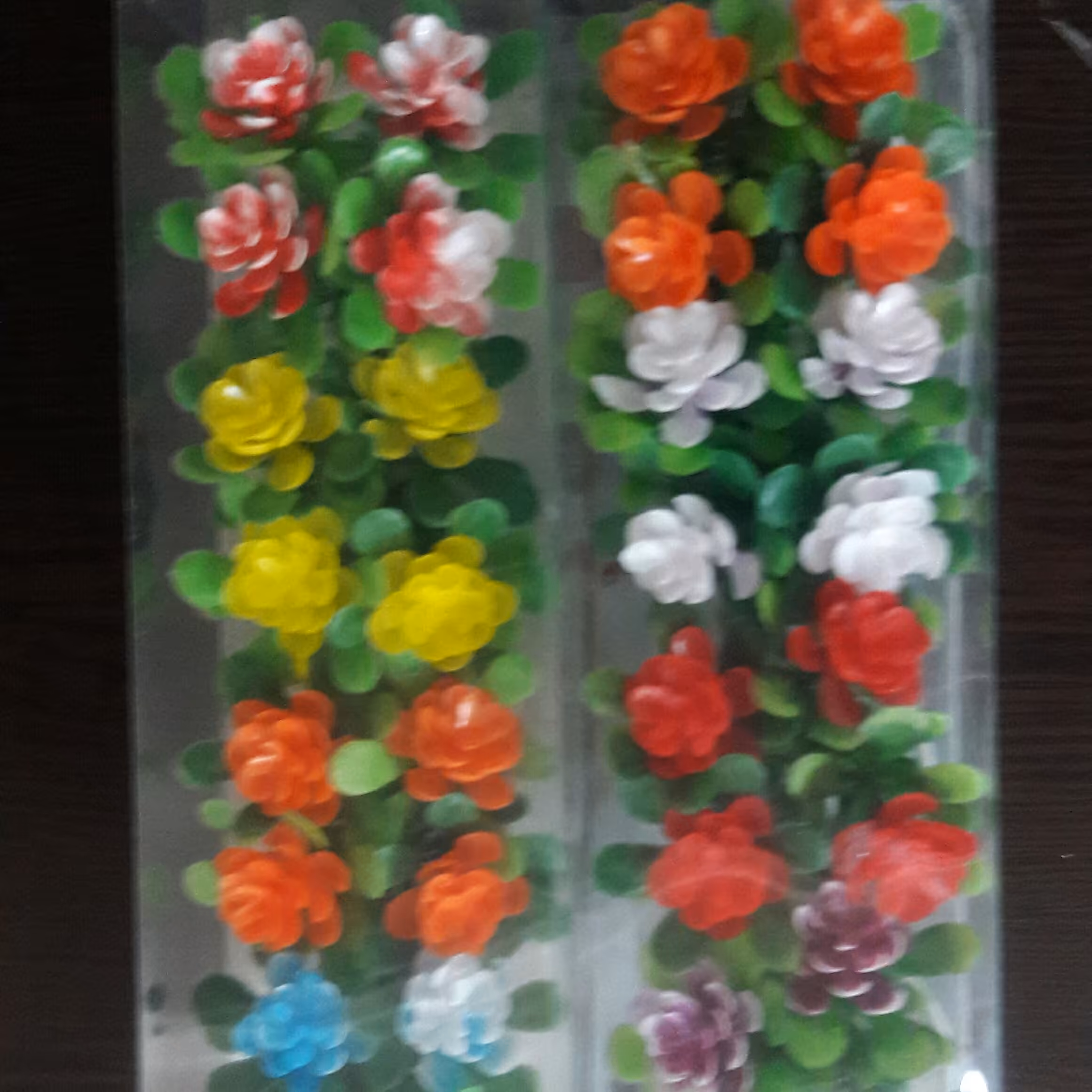 ست 4 عددی گل و گلدان 