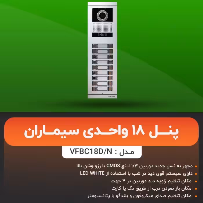 پنل تصویری 18 واحده سیما ران مدل فرداد
