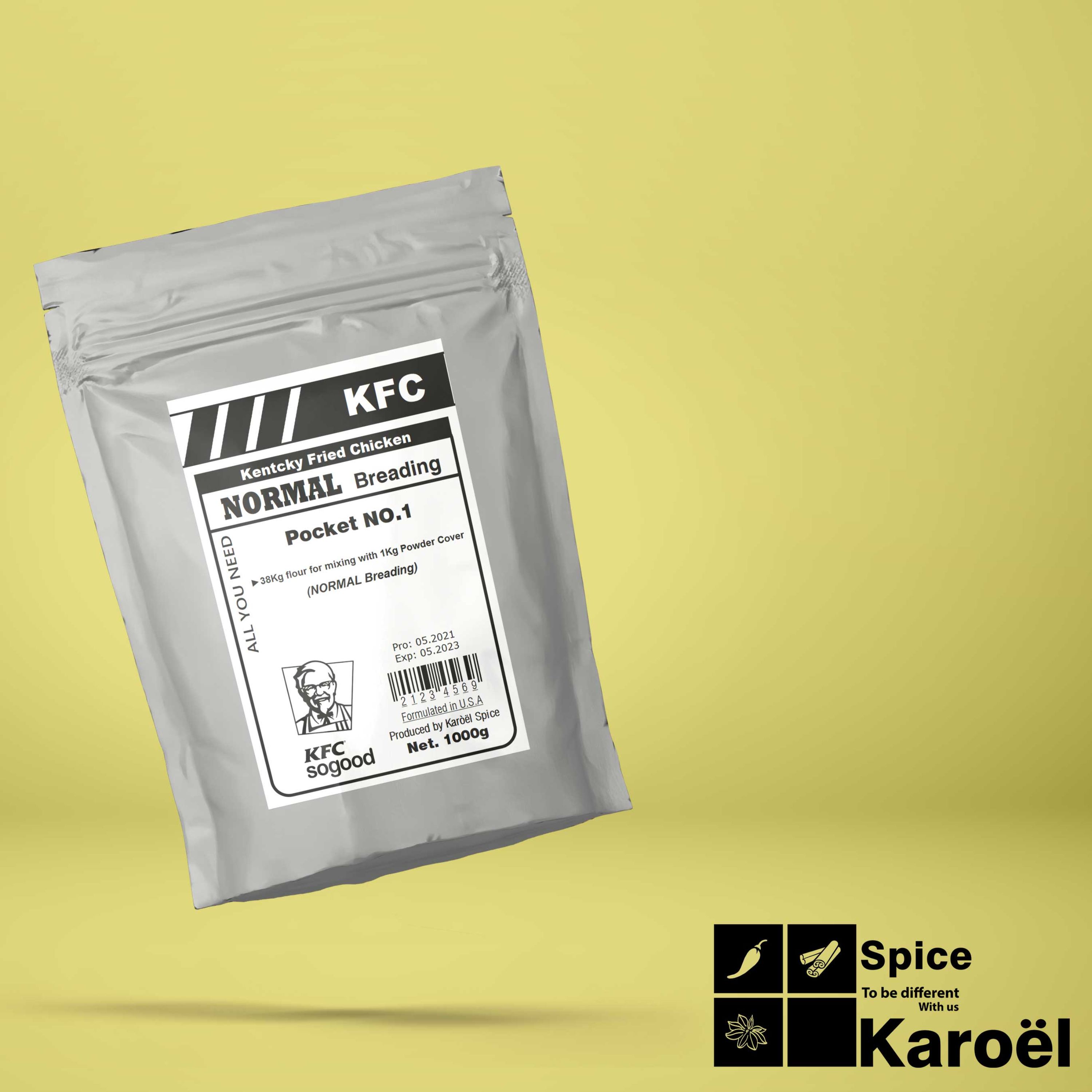 بردینگ(روکش)نرمال  500گرم KFC