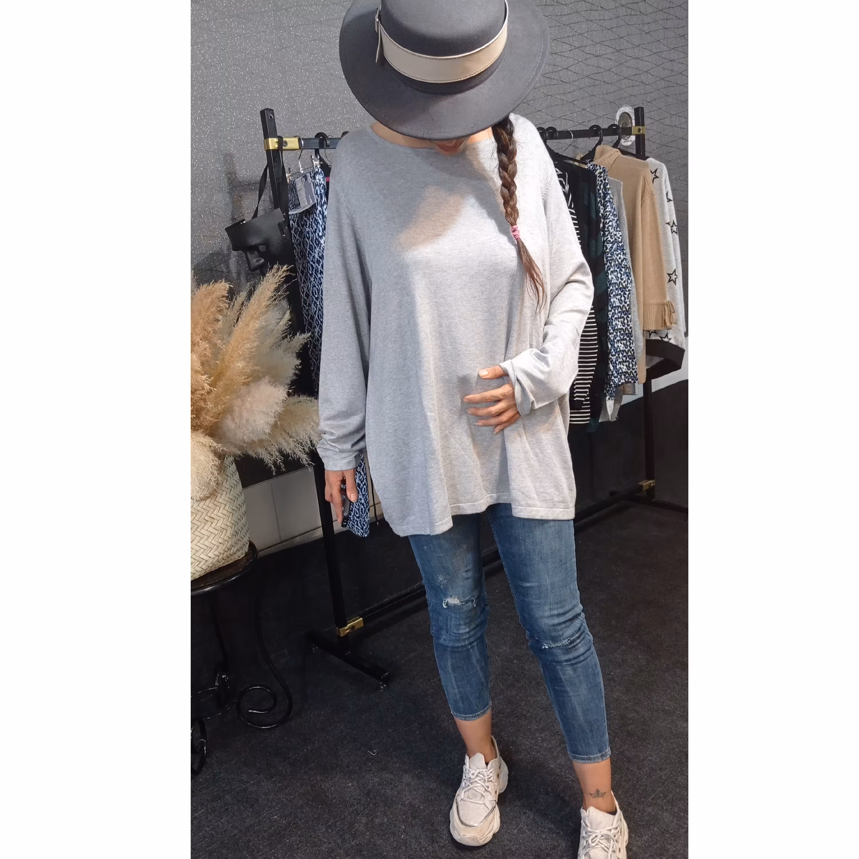 آف زمستانه_ بلوز بافت   برند اسمارا آلمان