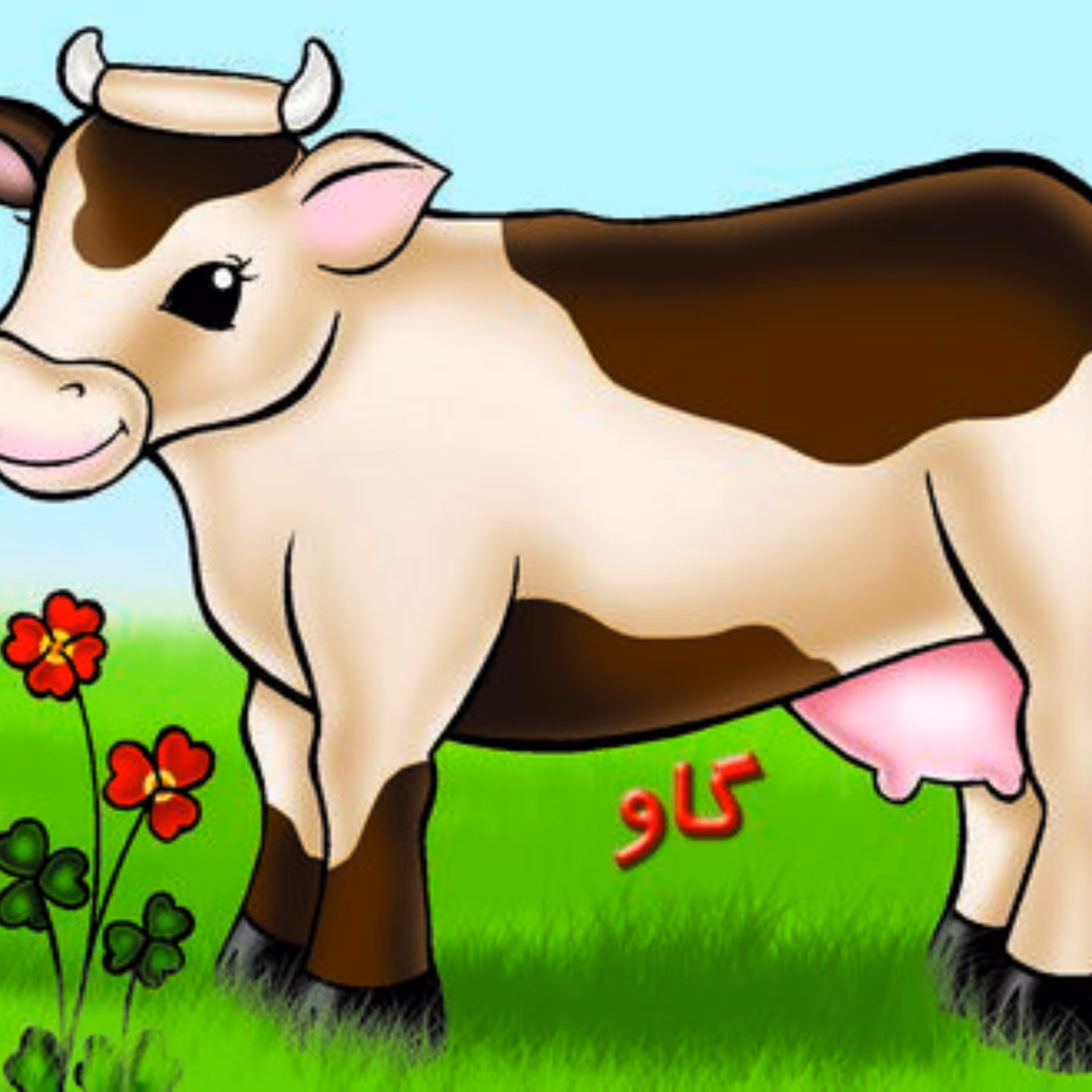 کتاب آشنایی با حیوانات مزرعه گاو(آموزشی خردسالان) خانه ادبیات