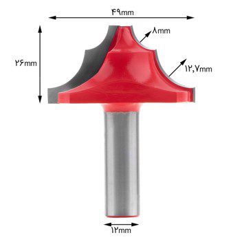 تیغ اور فرز پروفیل دامار DM164924M - ابزار یراق