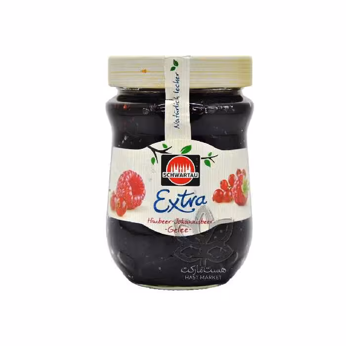 مربای تمشک و زغال اخته ( وگان ، بدون گلوتن ) 340 گرم شوارتو - schwartau