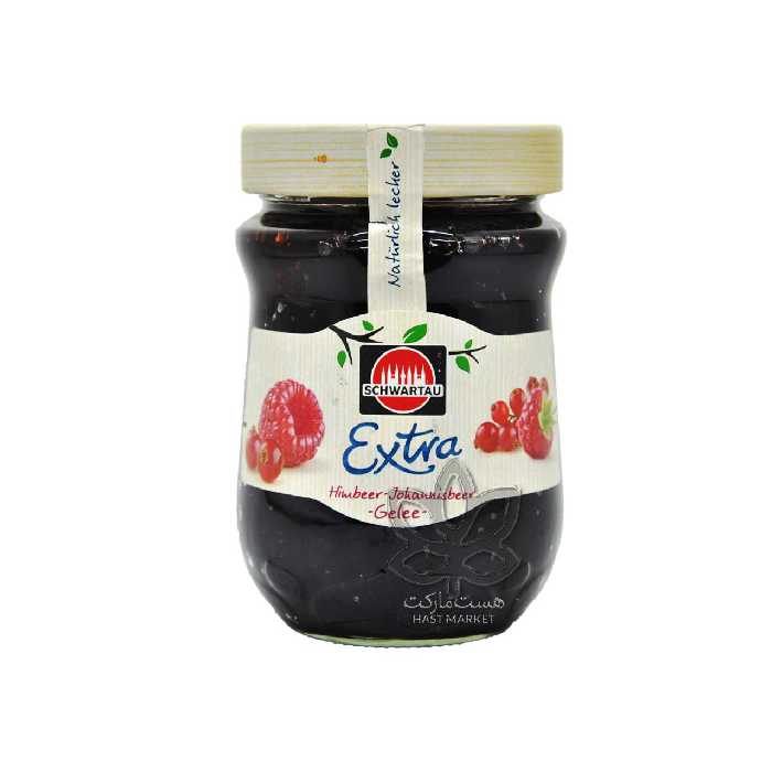 مربای تمشک و زغال اخته ( وگان ، بدون گلوتن ) 340 گرم شوارتو - schwartau