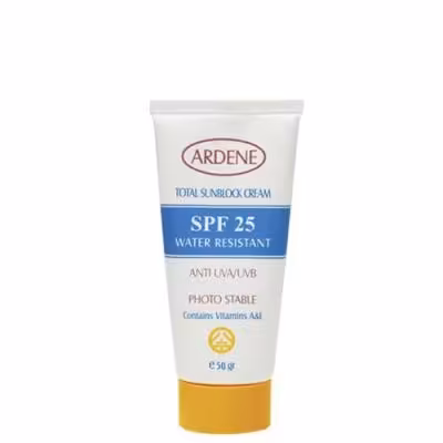 کرم ضد آفتاب آردن مقاوم در برابر تعریق و شستشو Ardene SPF 25 وزن 50 گرم