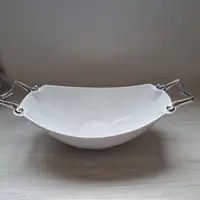 میوه خوری بزرگ چینی دسته دار خارجی وارداتی کم یاب کادویی جهیزیه ارسال ایمن پسکرایه