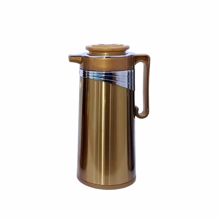 فلاسک 1 لیتر سافلون SAFLON رنگ طلایی   