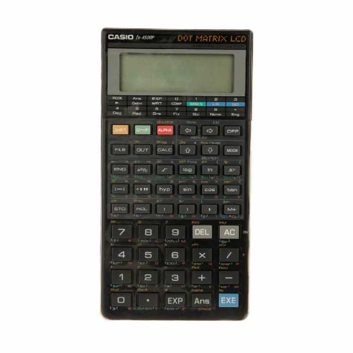 ماشین حساب مهندسی کاسیو مدل fx_4500PA
