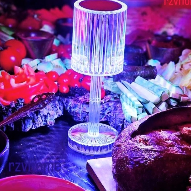 آباژور رومیزی RGB رنگ قرمز آبی بنفش سبز نارنجی 