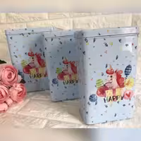 قوطی فلزی یونیکورن وارداتی 