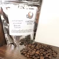 دانه قهوه میکس 50-50، کافئین متوسط، 500 گرم