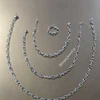 سرویس استیل زنجیر بافت طرح بینهایت رنگ ثابت تضمینی