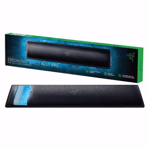 خرید پد استراحت مچ دست کیبورد ریزر RAZER ERGONOMIC WRIST REST PRO با بهترین قیمت