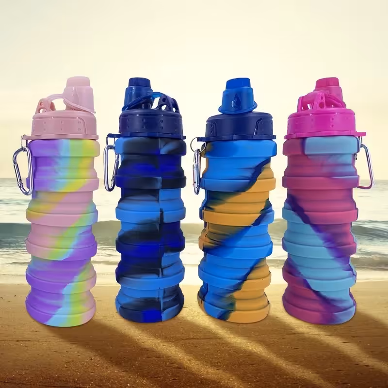 قمقمه تاشو سیلیکونی وارداتی