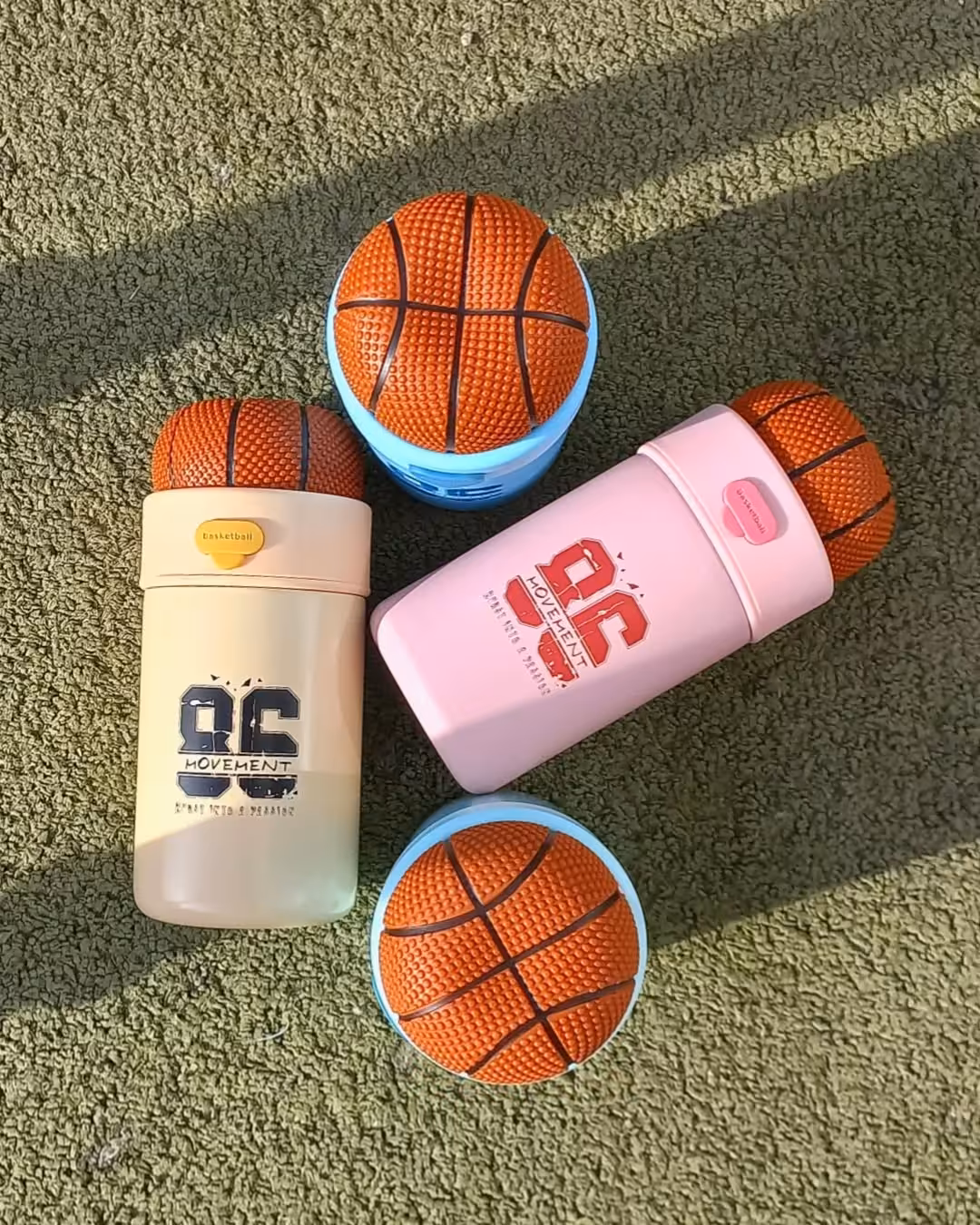 فلاسک سوت دار طرح توپ بسکتبال حجم 300 میل