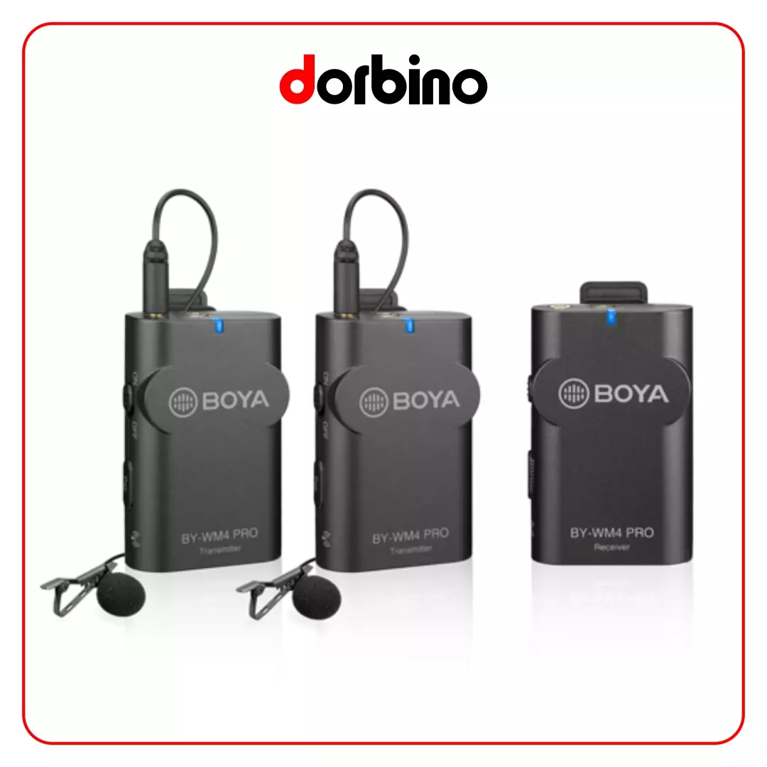 میکروفون بویا BOYA BY-WM4 PRO Microphone - فروشگاه دوربین دوربینو