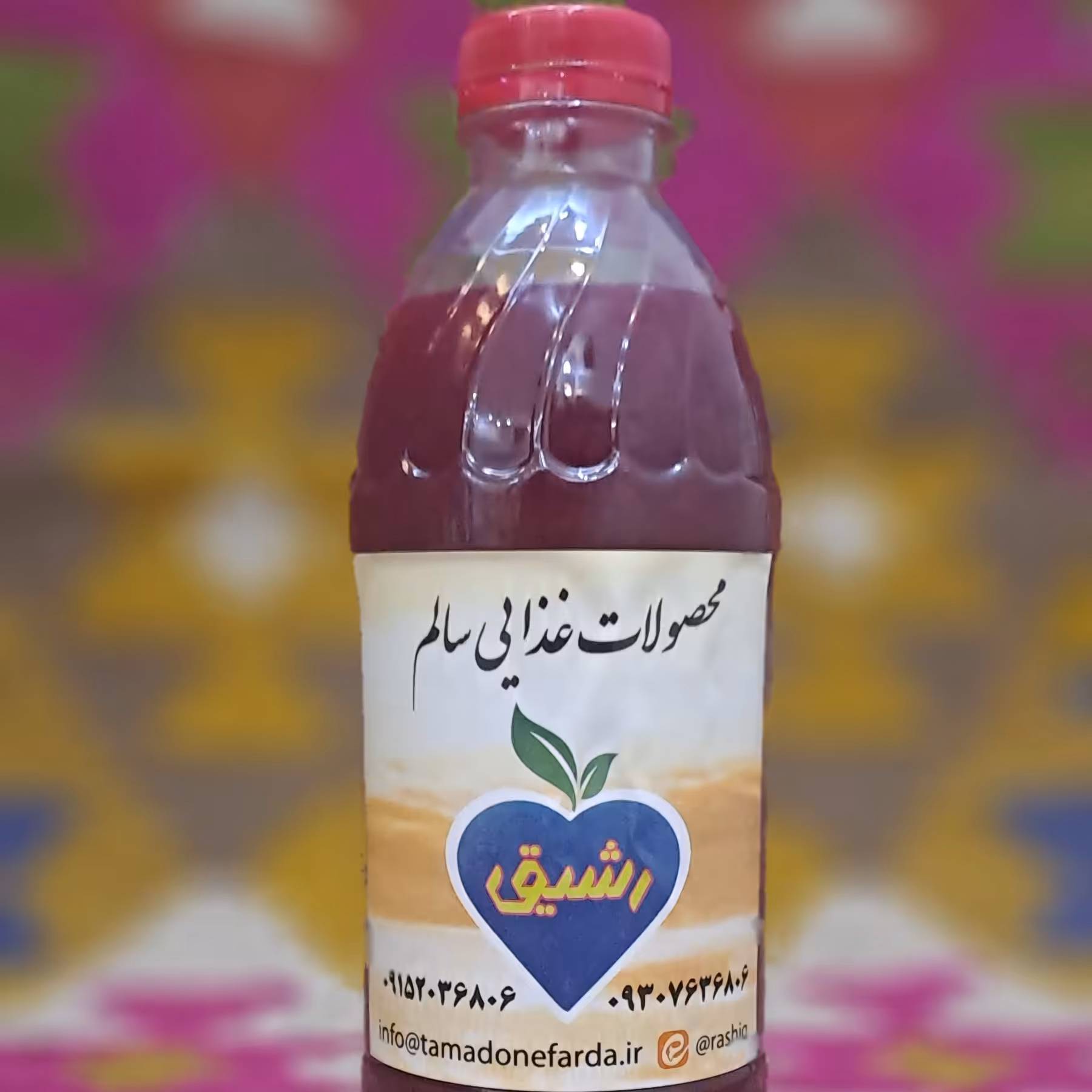 آب انار یک لیتری ارگانیک 