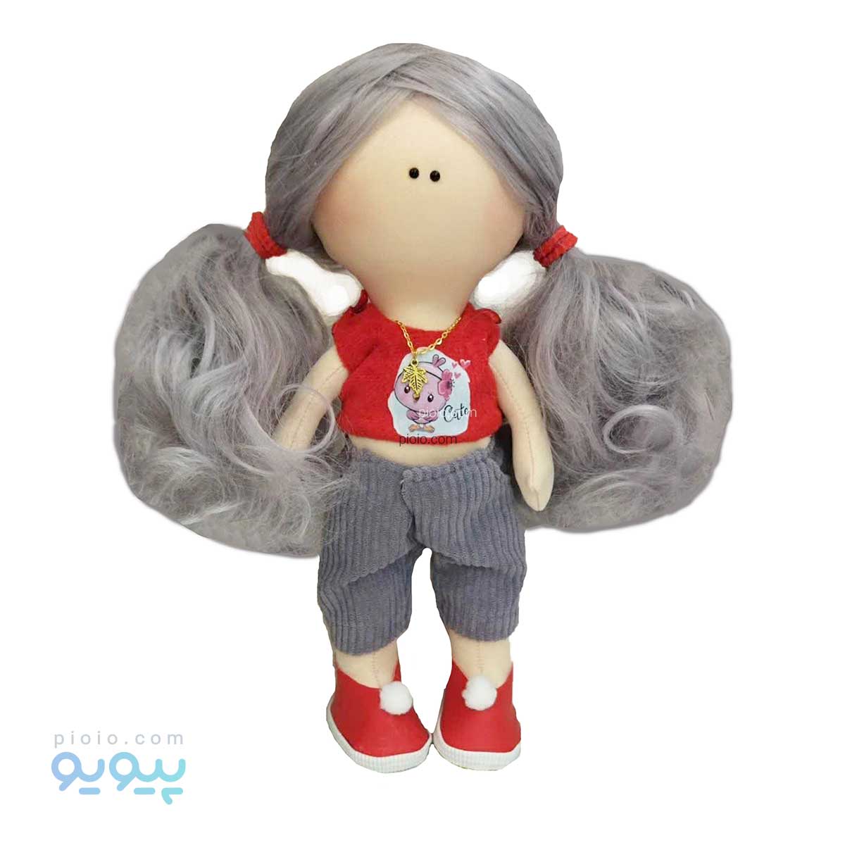 عروسک دست ساز روسی مدل دختر مو خرگوشی