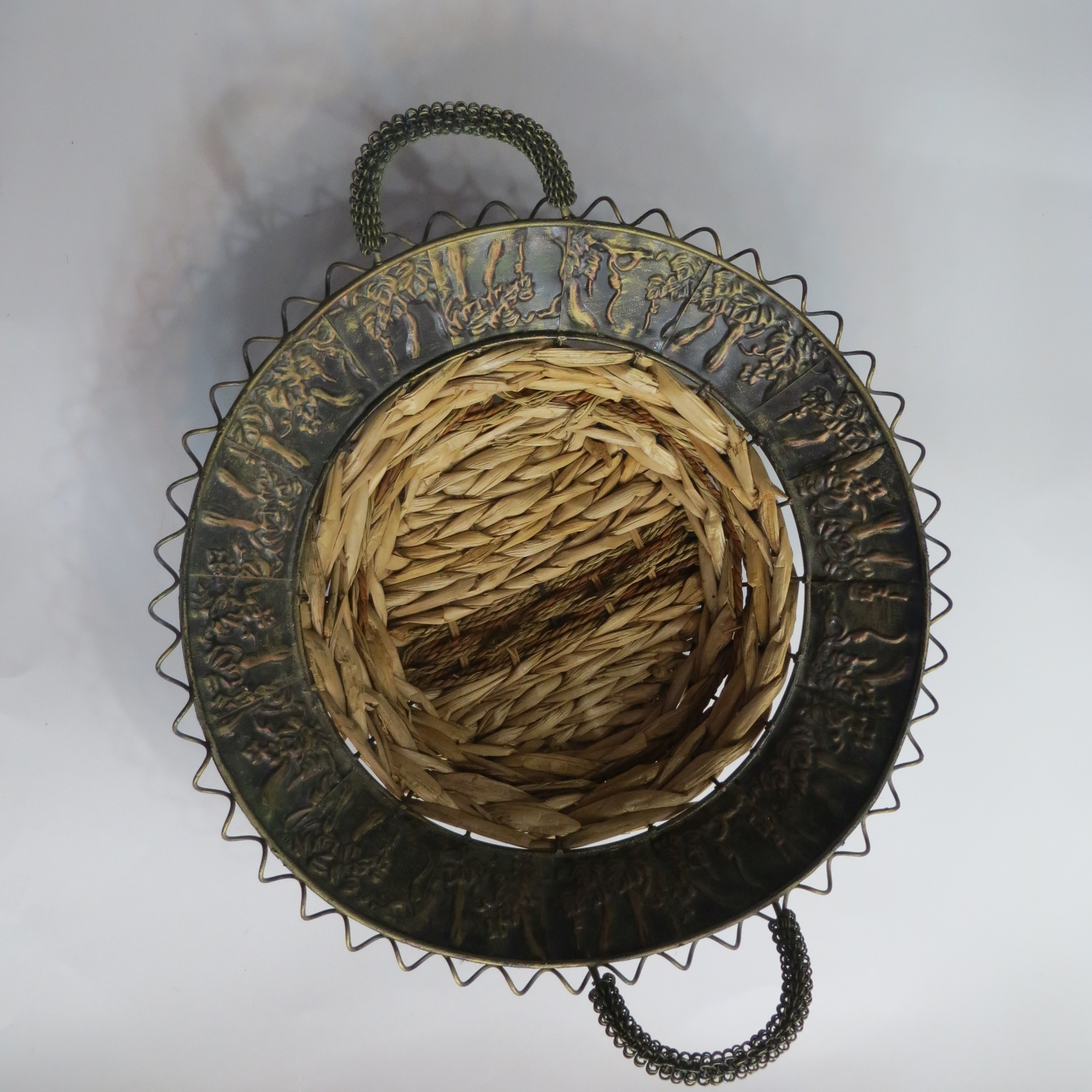 سبد حصیری کد 192