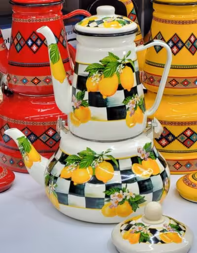 ست کتری و قوری لیمو