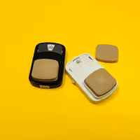 مهر رکعت شمار امین ویژه با مهر یدک در سه رنگ سفید و مشکی و فیروزه ای