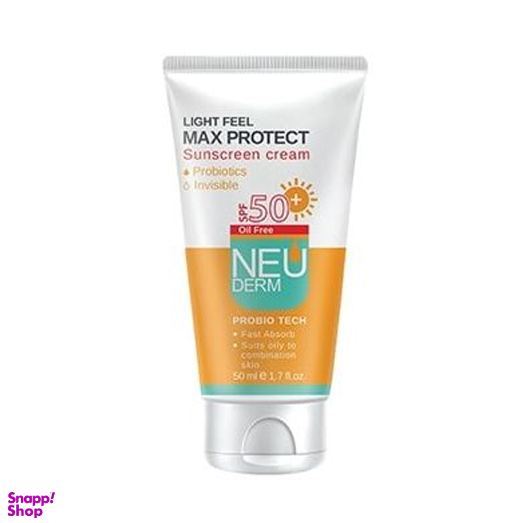 کرم ضد آفتاب نئودرم مدل Max Protect مناسب پوست چرب تا مختلط حجم 50 میلی لیتر
