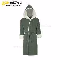 حوله پالتویی کودک سلین طرح پسفیک سبز-کرم سایز 10-11