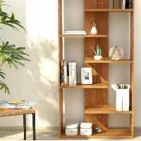 کتابخانه چوبی6طبقه تحویل در باربری مقصد 
