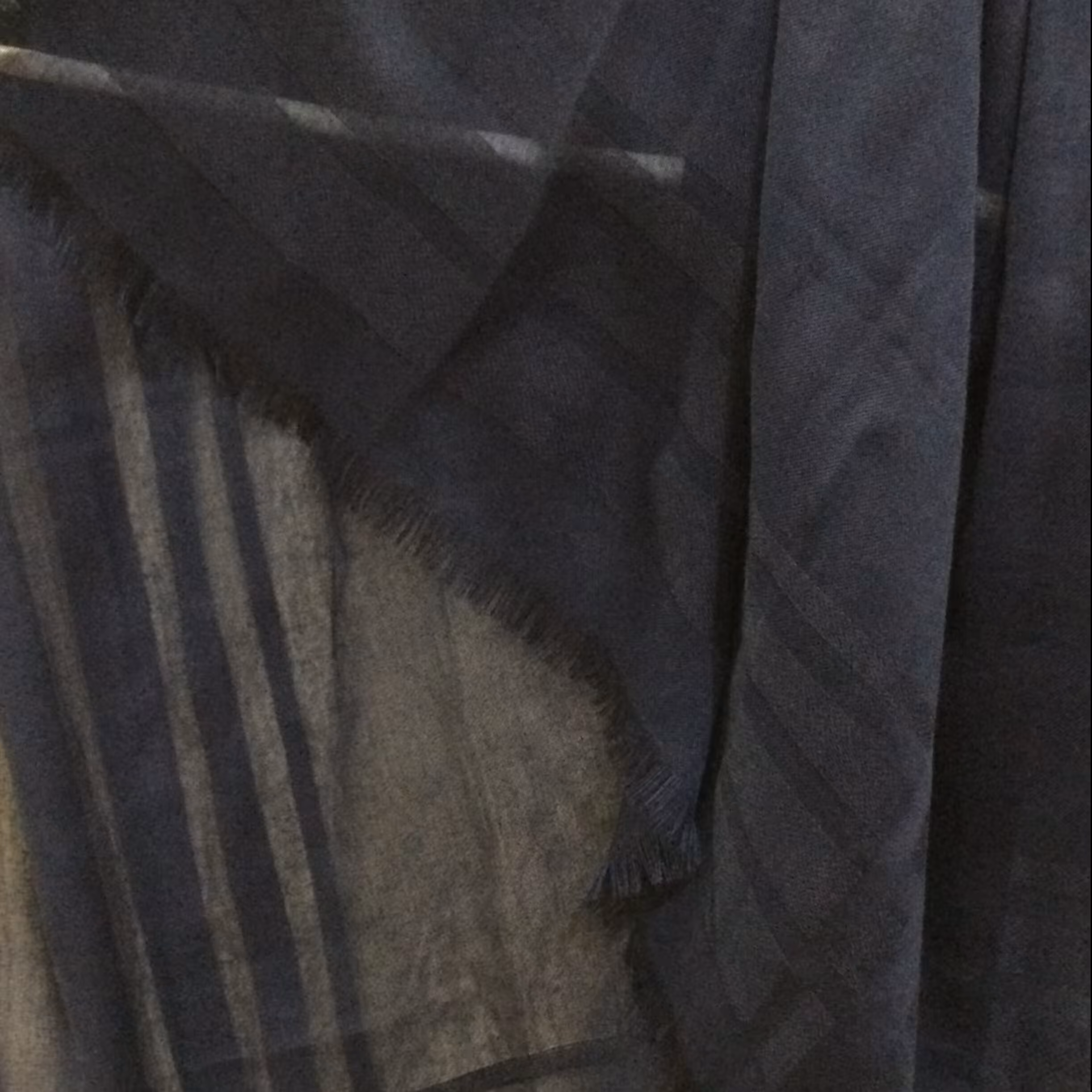 روسری نخی سرمه ای