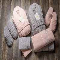 سرویس حوله عروس و داماد خاص 10تیکهbello -hiro